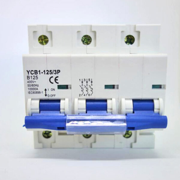 Jistič MST - 3 polový/10kA/ charakteristika "B"/ 400V/AC 125A