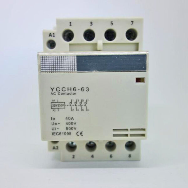 MST Stykač - 4xNO, AC, 400V, 40A, spínací cívka 230V